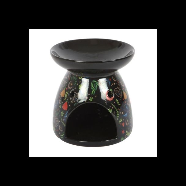 Midnight Bloom Print Oil Burner
