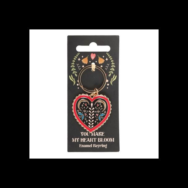 Folk Heart Keyring