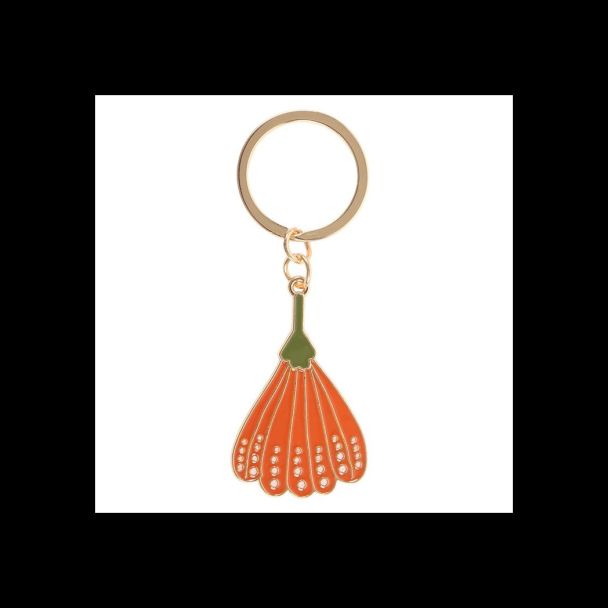 Thank You for Helping Me Grow Flower Keyring