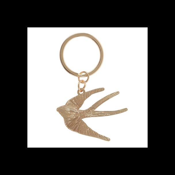 Blue Spread Your Wings Swallow Keyring