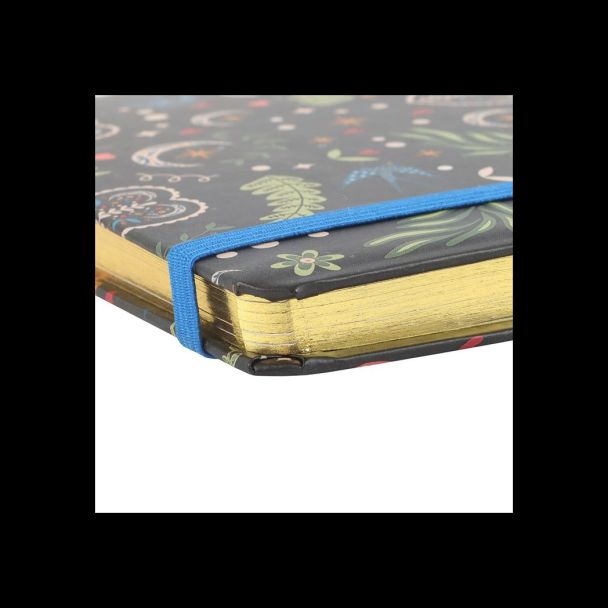 Midnight Bloom Print A5 Notebook