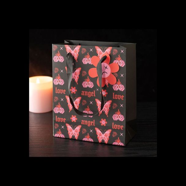23cm Medium Flaming Butterfly Gift Bag