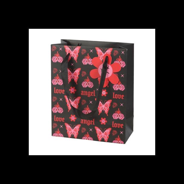 23cm Medium Flaming Butterfly Gift Bag
