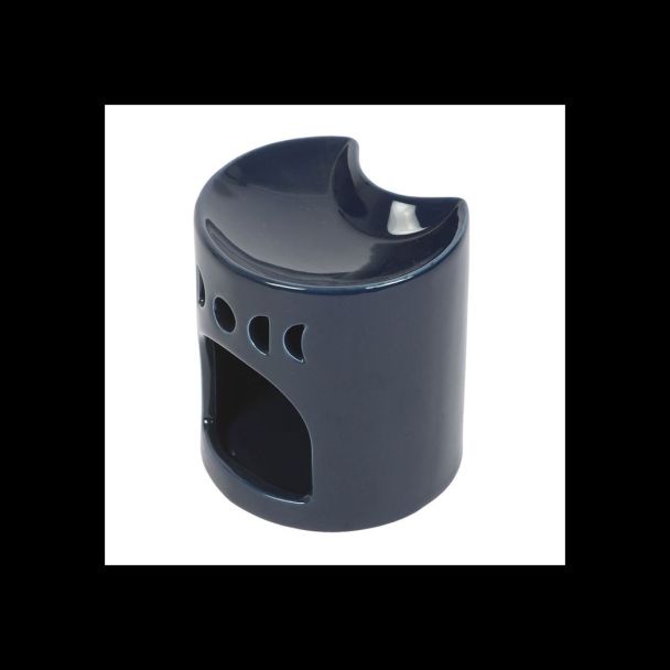 Blue Crescent Moon Oil Burner