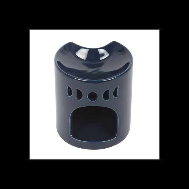 Blue Crescent Moon Oil Burner
