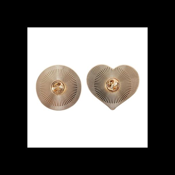 Burning Heart and Sad Flower Pin Badge Set