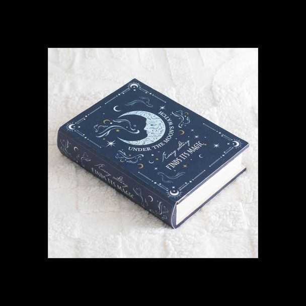 Blue Moon Book Shaped Storage Box