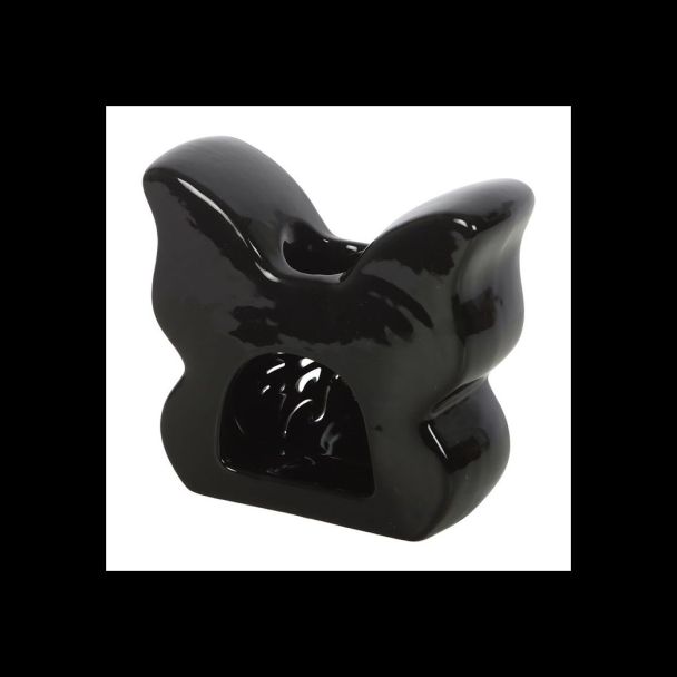 Black Cut-Out Butterfly Oil Burner