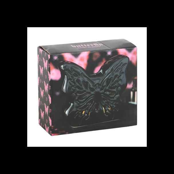 Black Cut-Out Butterfly Oil Burner