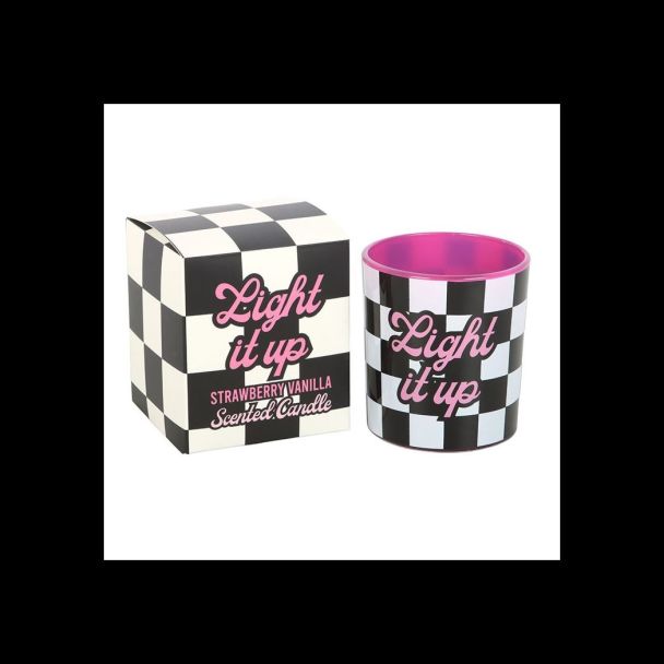 Light It Up Strawberry Vanilla Candle