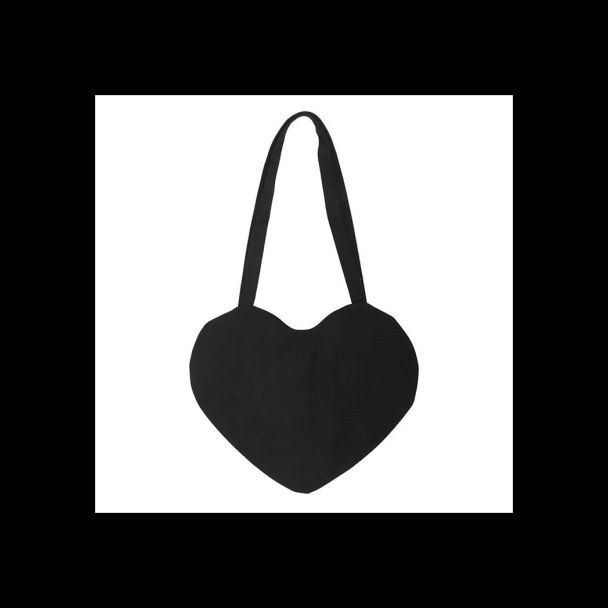 Burning Heart Satin Tote Bag