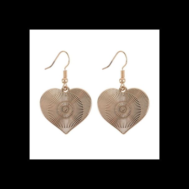 Checkerboard Heart Earrings