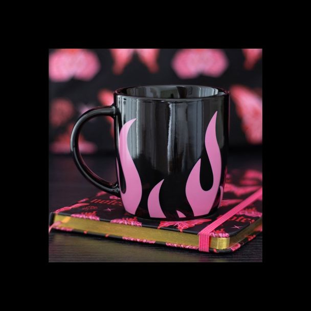 Pink Flame Mug