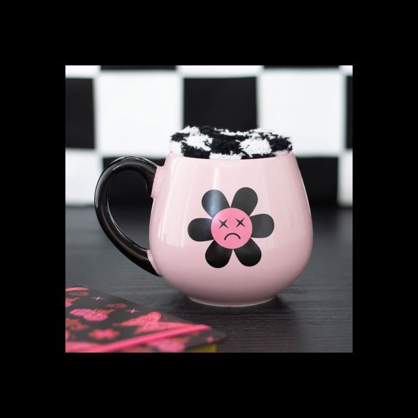 Sad Flower Mug and Socks Set