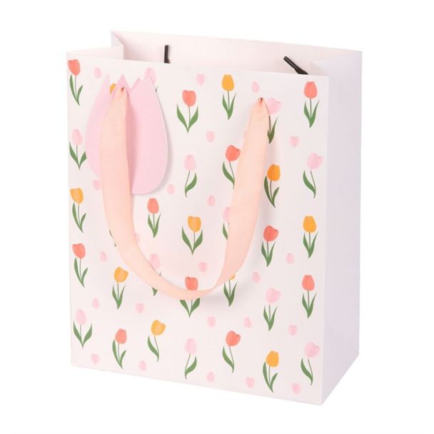 Tulip Print Gift Bag