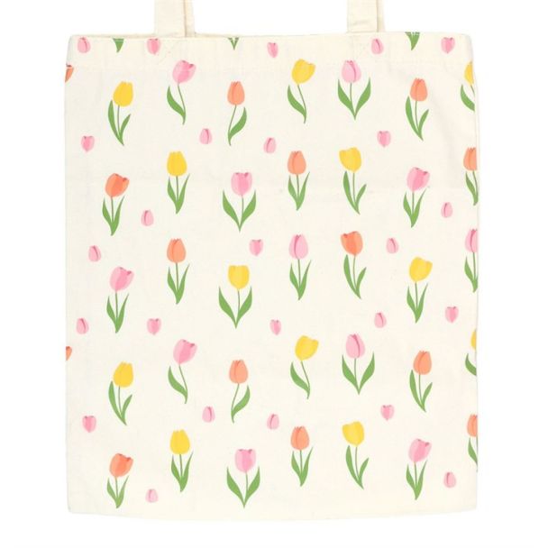 Tulip Print Tote Bag