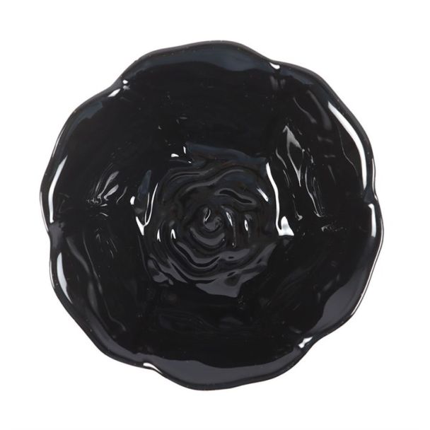 Black Rose Trinket Dish
