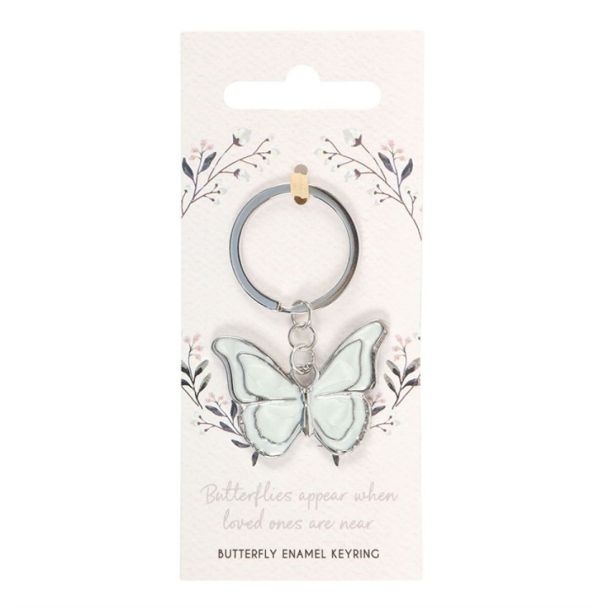 Butterflies Appear Keyring
