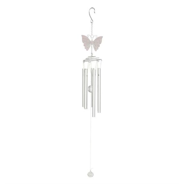 White Butterfly Windchime