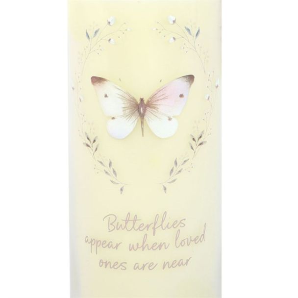 Butterflies Appear Vanilla Tube Candle