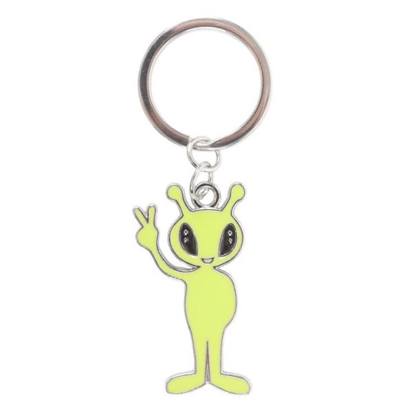 Glow in the Dark Alien Keyring