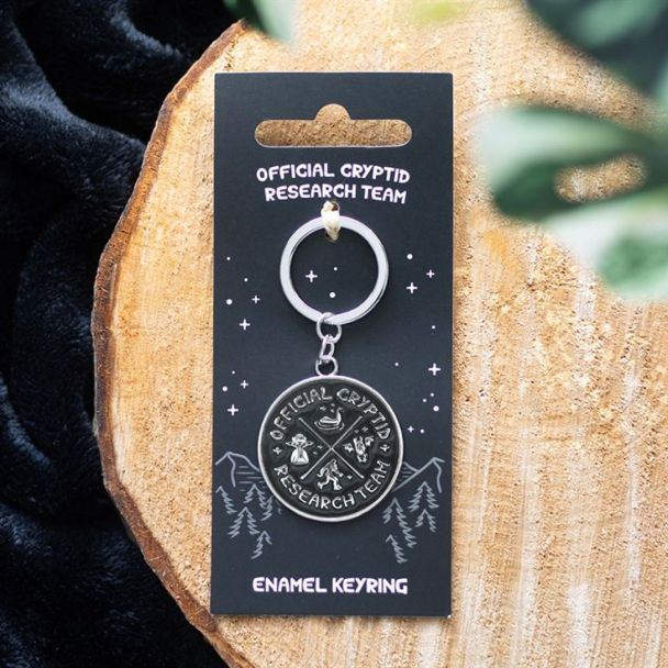Cryptid Research Team Keyring