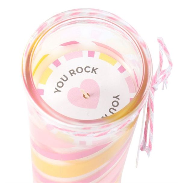 Candy Stripe Candyfloss Tube Candle