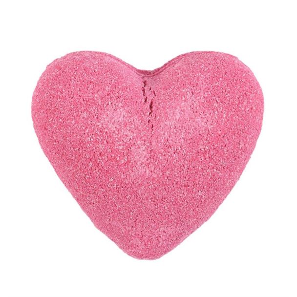 Love Yourself Heart-Shaped Cherry Bath Bomb