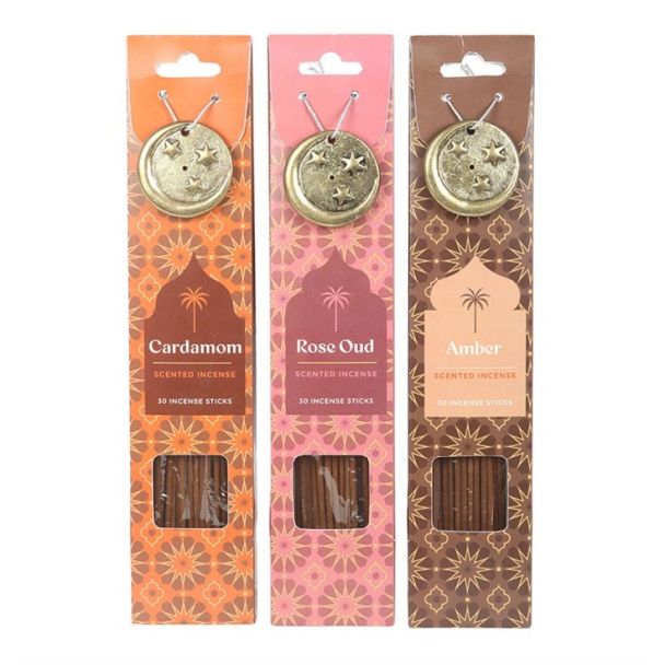 Set of 18 Arabian Nights Incense Gift Sets in Display