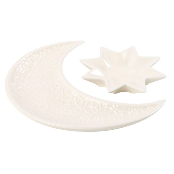Crescent Moon and Star Trinket Dishes