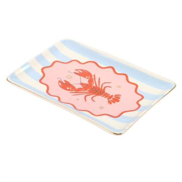 Striped Lobster Trinket Dish