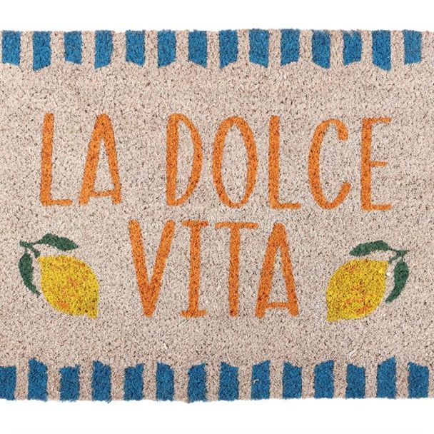 Blue La Dolce Vita Doormat
