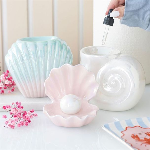 Iridescent Shell Oil Burner