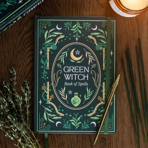 Green Witch A5 Notebook