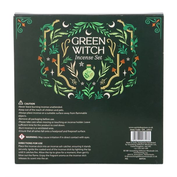 Green Witch Incense Stick Gift Set