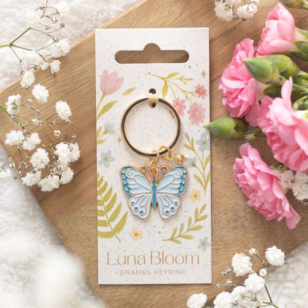 Luna Butterfly Keyring