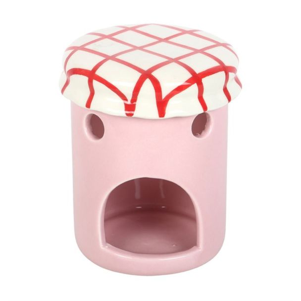 Strawberry Jelly Jar Oil Burner and Wax Warmer