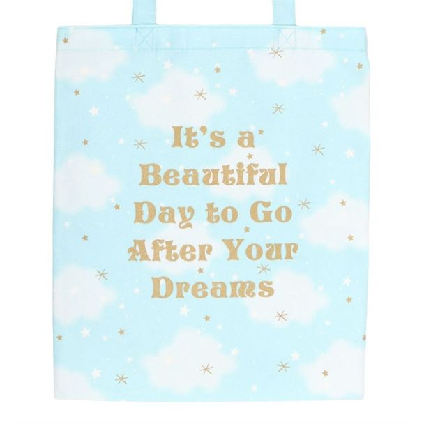 Cloud Print Tote Bag