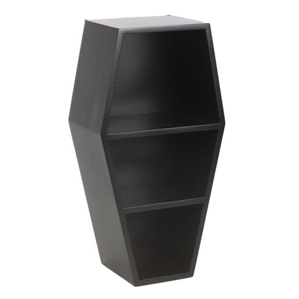 Small Black Coffin Shelf