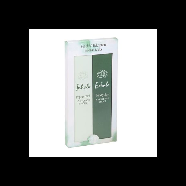 Set of 2 Inhale Exhale Incense Stick Packs