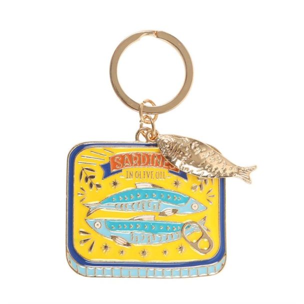 Sardine Tin Keyring