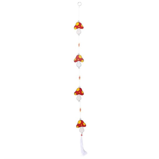 String of Mushroom Suncatchers