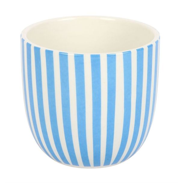 Blue Striped La Dolce Vita Plant Pot