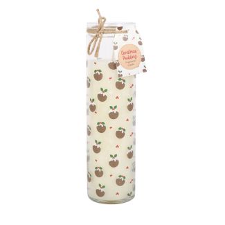 Christmas Pudding Scented Advent Tube Candle