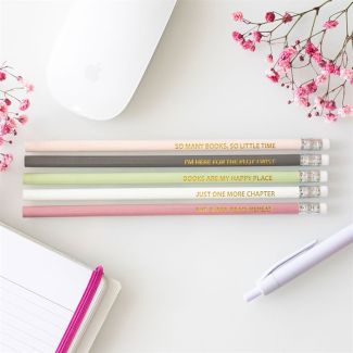 Pack of 5 Literature Inspired Pencils