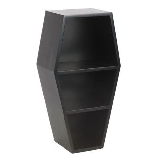 Small Black Coffin Shelf