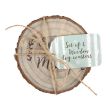 Set of 4 Printed Log Coasters 