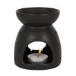 Black Cauldron Cut Out Oil Burner