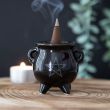 Pentagram Cauldron Ceramic Incense Holder 