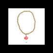 Toadstool Beaded Charm Bracelet